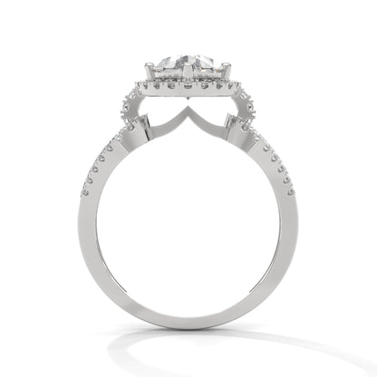 The Luminary Teardrop 2.32 CTW Marquise-Cut Diamond Engagement Ring