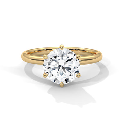 Viora 1.5 ct Cushion Lab-Grown Diamond Solitaire Engagement Ring