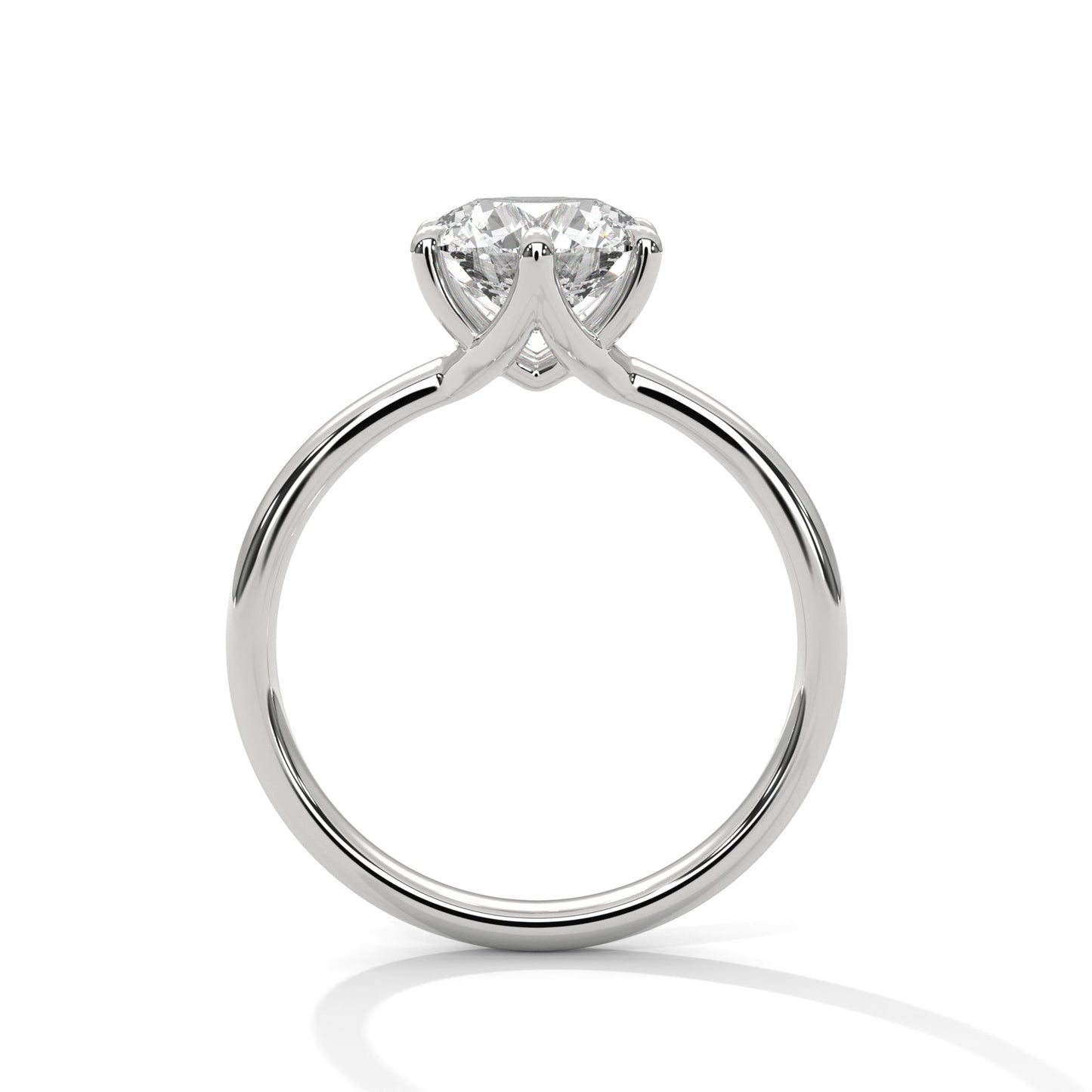 Viora 1.5 ct Cushion Lab-Grown Diamond Solitaire Engagement Ring