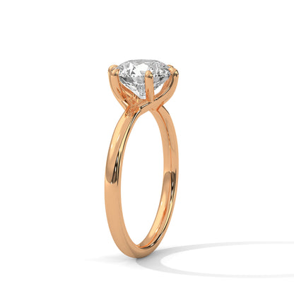 Eternal Classic 2 CT Round Diamond Solitaire Ring | 14K & 18K Gold