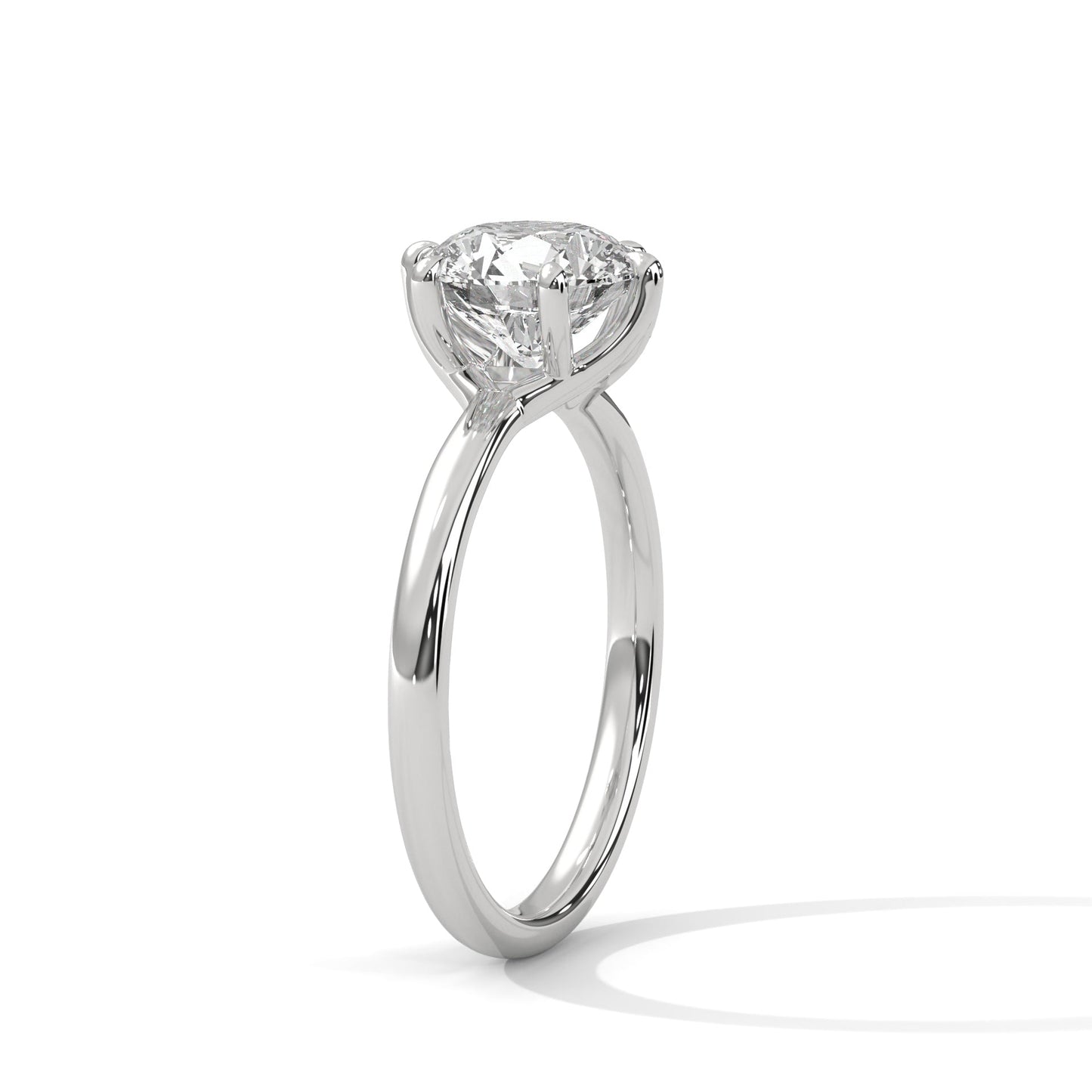 Viora 1.5 ct Cushion Lab-Grown Diamond Solitaire Engagement Ring