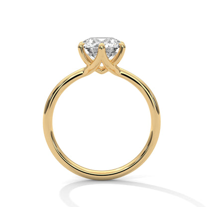 Viora 1.5 ct Cushion Lab-Grown Diamond Solitaire Engagement Ring