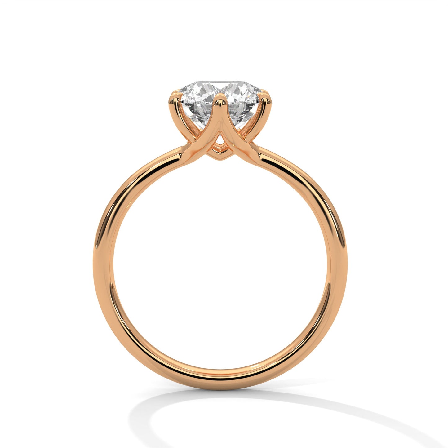 Viora 1.5 ct Cushion Lab-Grown Diamond Solitaire Engagement Ring