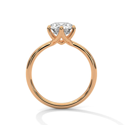 Viora 1.5 ct Cushion Lab-Grown Diamond Solitaire Engagement Ring
