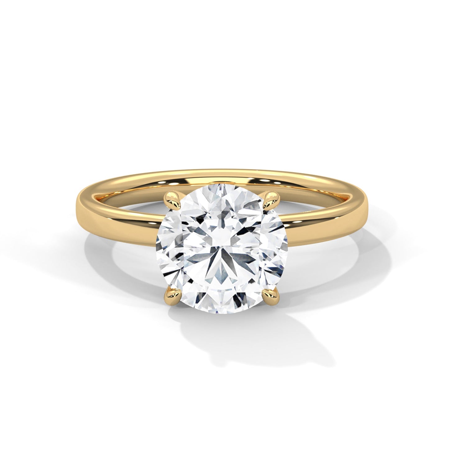Vesper 1.5ct Round Lab-Grown Diamond Solitaire Engagement Ring