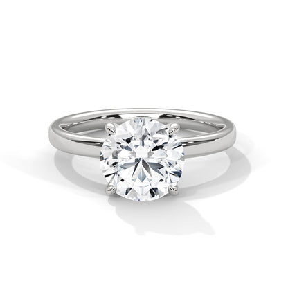 Classic Elegance 2 CT Round-Cut Diamond Solitaire Ring | 14K & 18K Gold