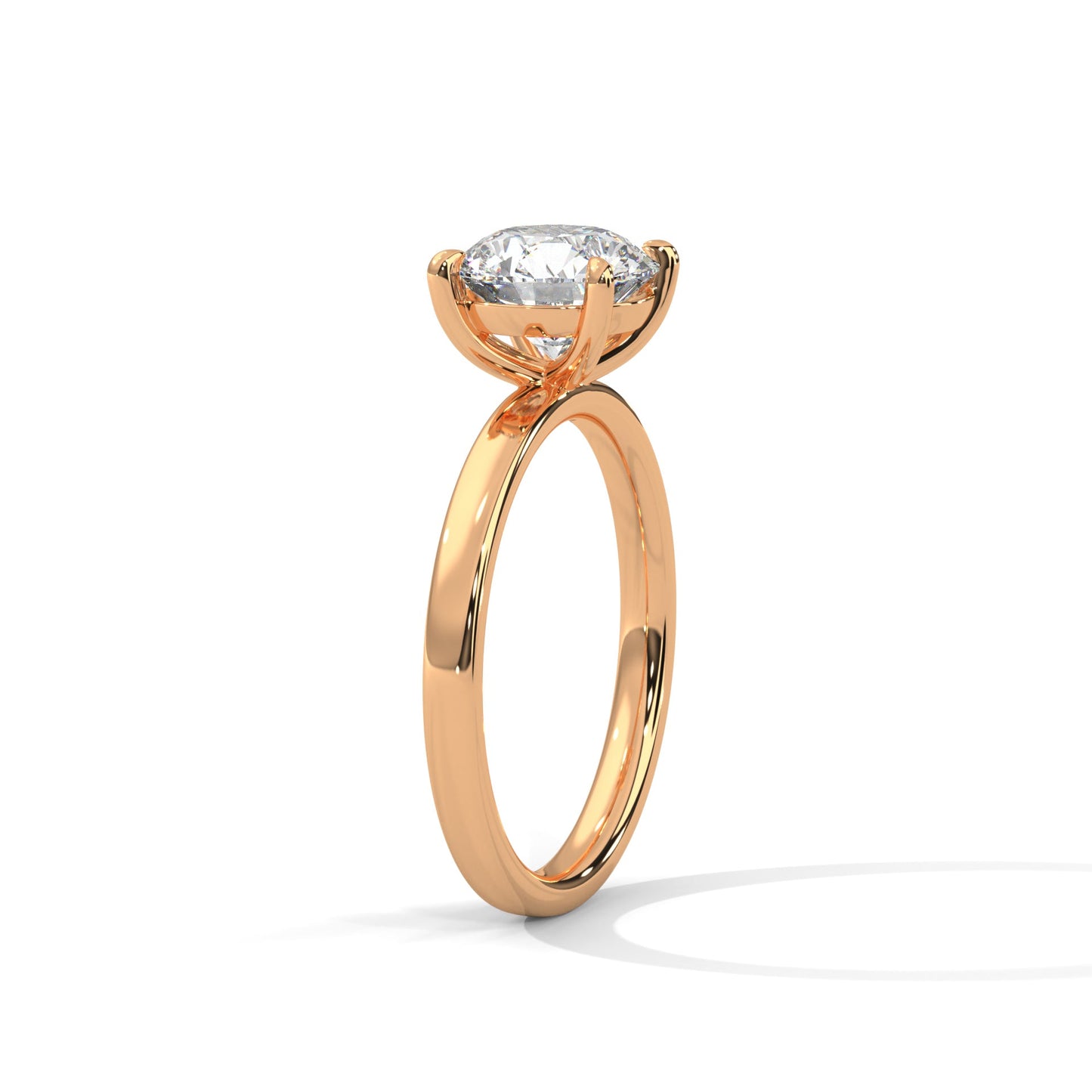 Vesper 1.5ct Round Lab-Grown Diamond Solitaire Engagement Ring