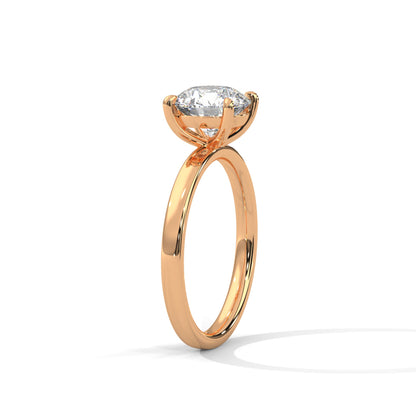 Classic Elegance 2 CT Round-Cut Diamond Solitaire Ring | 14K & 18K Gold