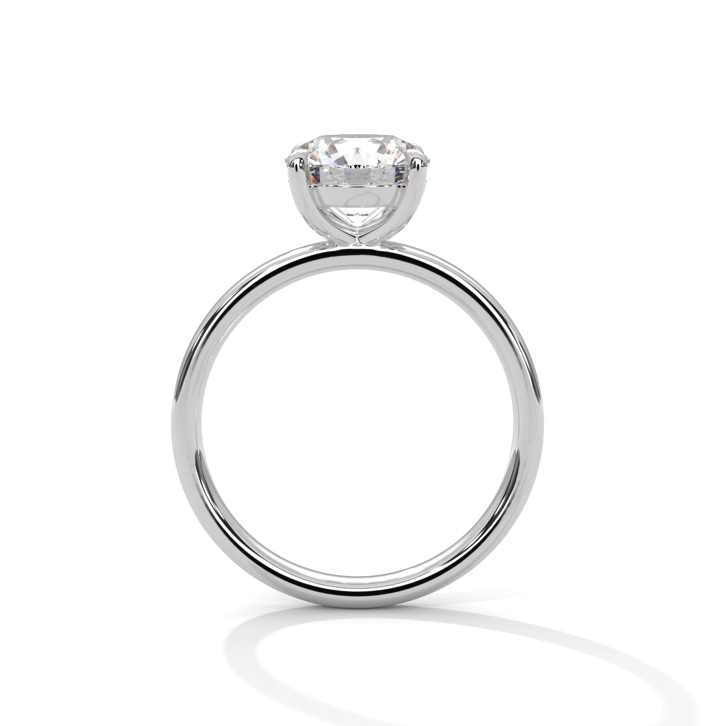 Classic Elegance 2 CT Round-Cut Diamond Solitaire Ring | 14K & 18K Gold