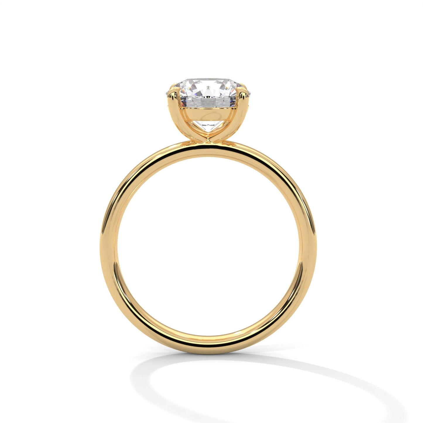 Vesper 1.5ct Round Lab-Grown Diamond Solitaire Engagement Ring