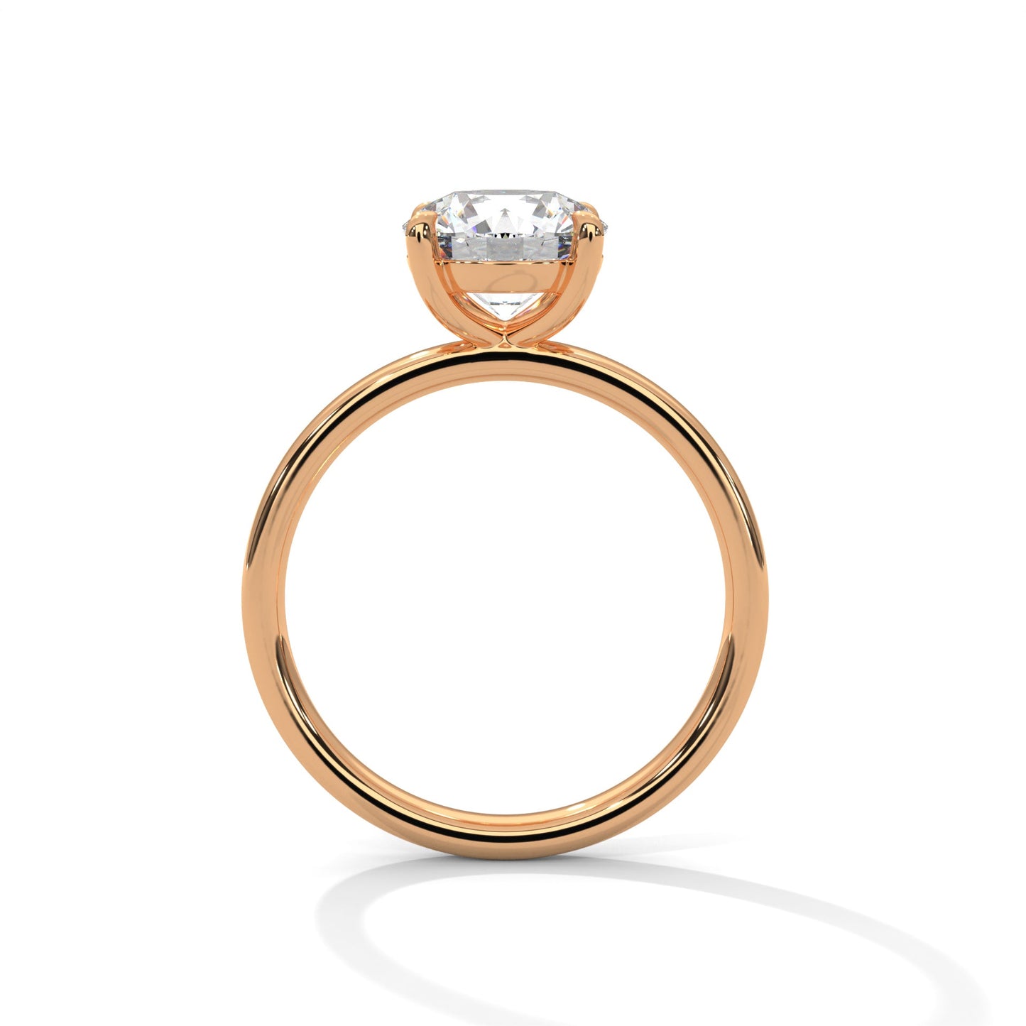 Classic Elegance 2 CT Round-Cut Diamond Solitaire Ring | 14K & 18K Gold