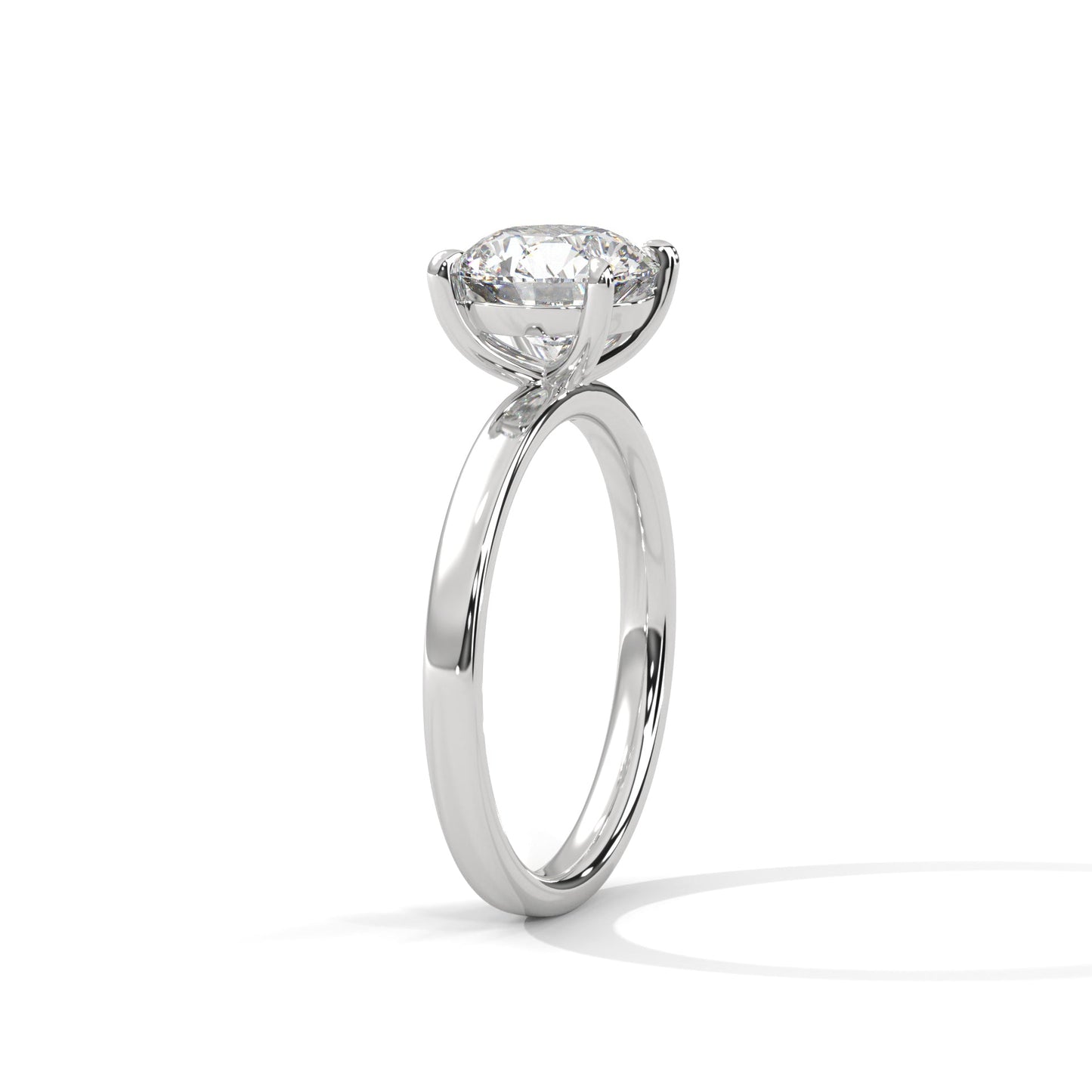 Classic Elegance 2 CT Round-Cut Diamond Solitaire Ring | 14K & 18K Gold