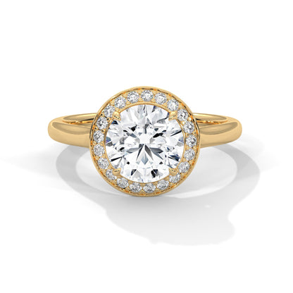 Ethereal Glow 2CT Round Lab-Grown Diamond Engagement Ring | 2.21 CTW