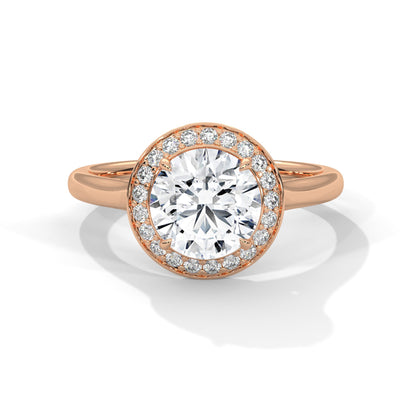 Ethereal Glow 2CT Round Lab-Grown Diamond Engagement Ring | 2.21 CTW