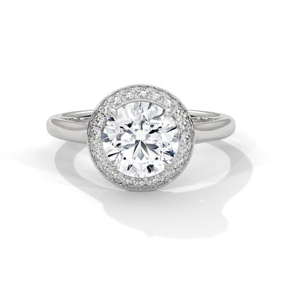 Ethereal Glow 2CT Round Lab-Grown Diamond Engagement Ring | 2.21 CTW