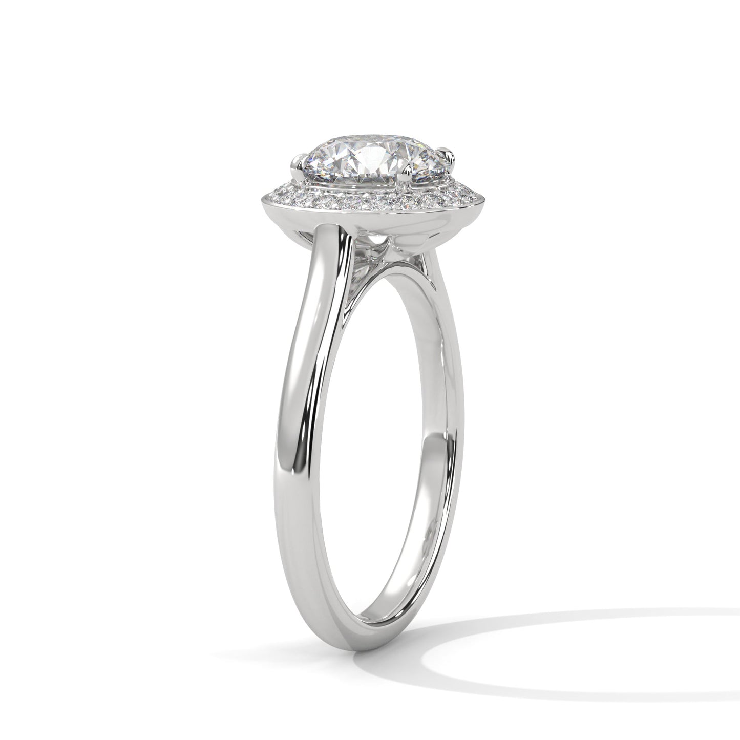 Ethereal Glow 2CT Round Lab-Grown Diamond Engagement Ring | 2.21 CTW