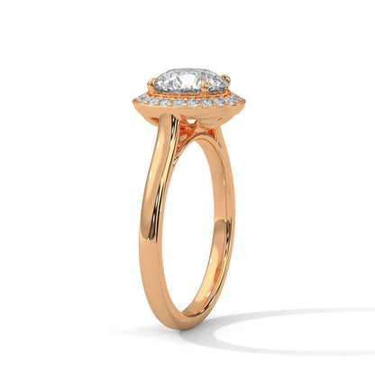 Ethereal Glow 2CT Round Lab-Grown Diamond Engagement Ring | 2.21 CTW