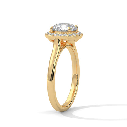 Ethereal Glow 2CT Round Lab-Grown Diamond Engagement Ring | 2.21 CTW