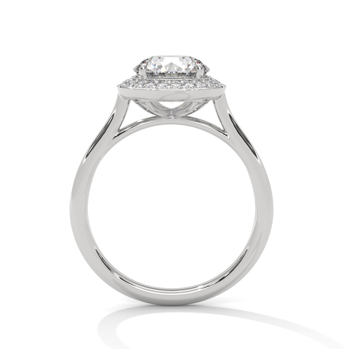 Aura 1.5CT Round Lab-Grown Diamond Engagement Ring | 1.71 CTW