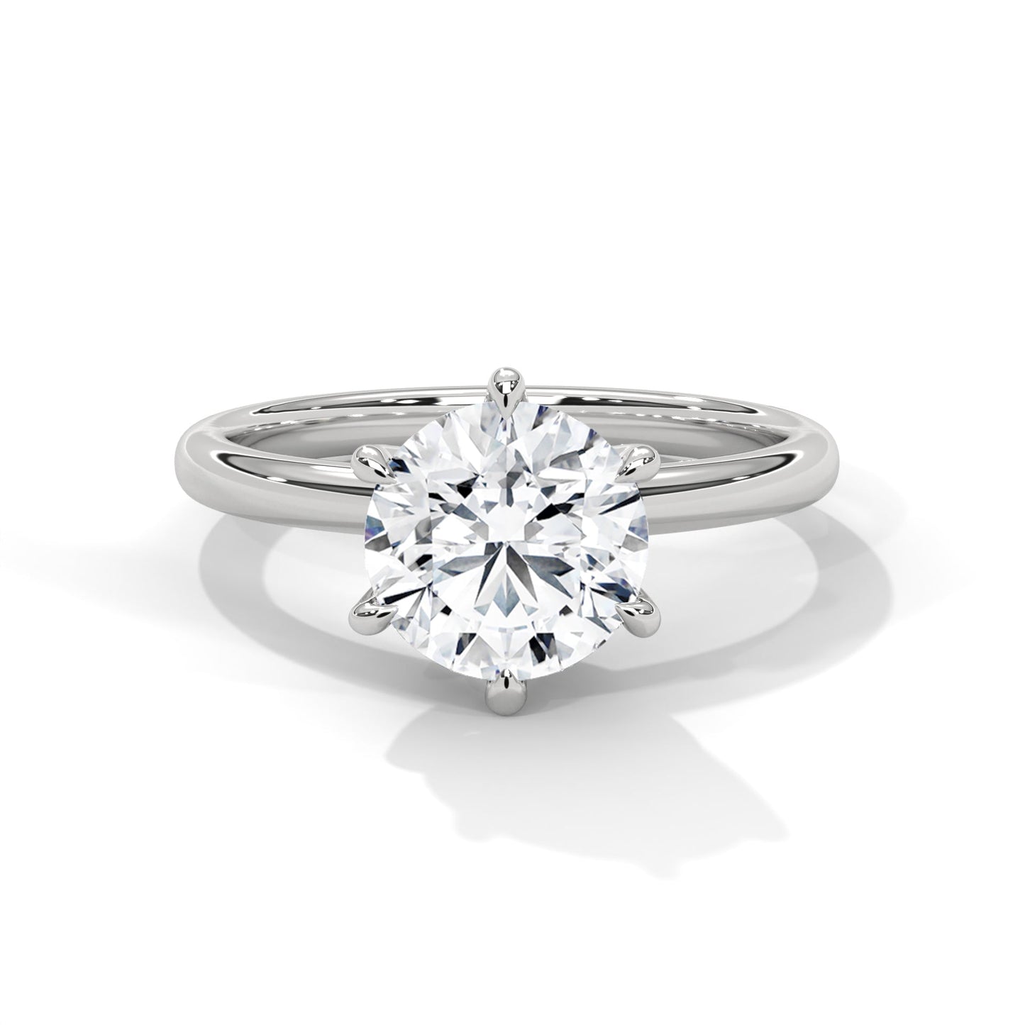 Valora 1.5 ct Round Lab-Grown Diamond Solitaire Engagement Ring