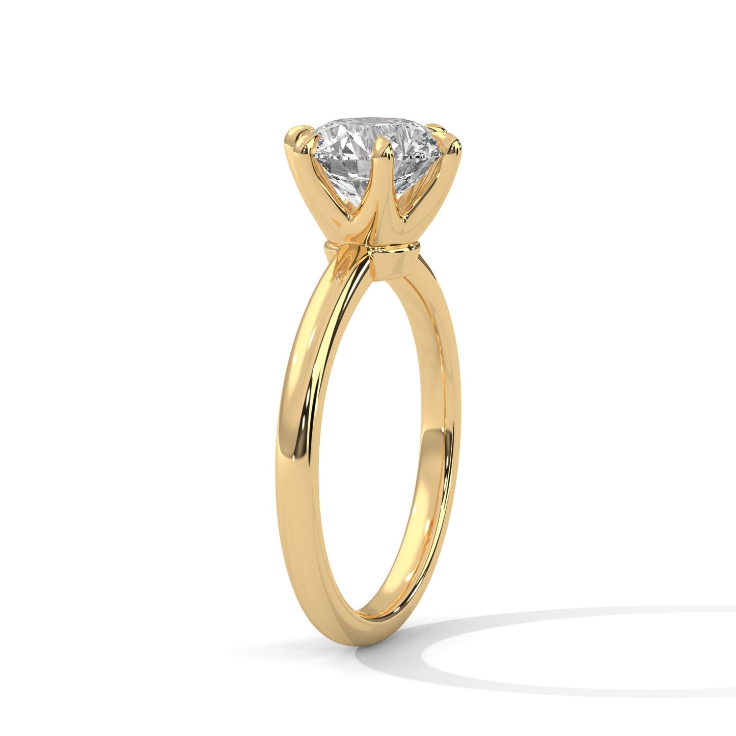 Valora 1.5 ct Round Lab-Grown Diamond Solitaire Engagement Ring