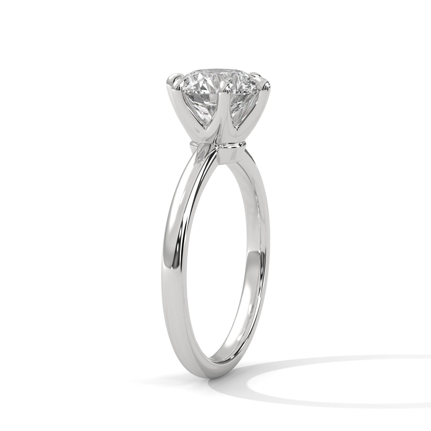 Valora 1.5 ct Round Lab-Grown Diamond Solitaire Engagement Ring