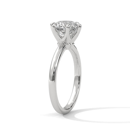 Eternal Elegance 2 CT Round Cut Diamond Solitaire Ring | 14K & 18K Gold