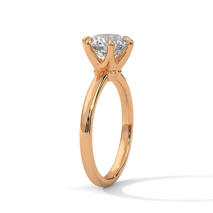 Valora 1.5 ct Round Lab-Grown Diamond Solitaire Engagement Ring