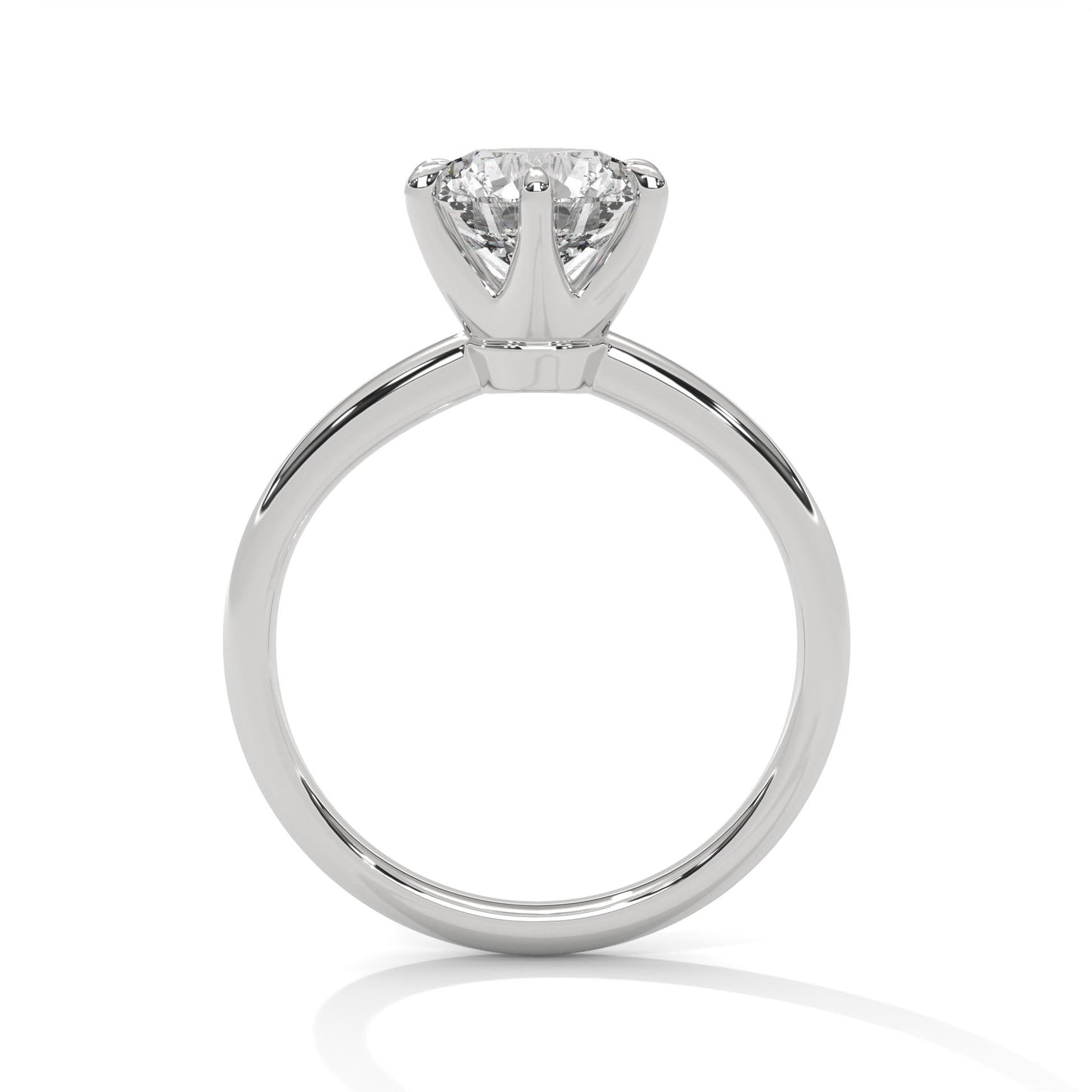 Valora 1.5 ct Round Lab-Grown Diamond Solitaire Engagement Ring