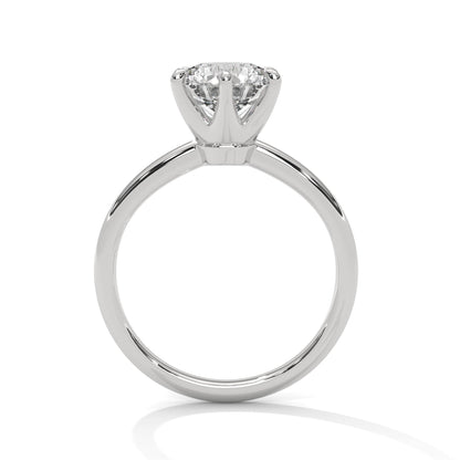 Eternal Elegance 2 CT Round Cut Diamond Solitaire Ring | 14K & 18K Gold