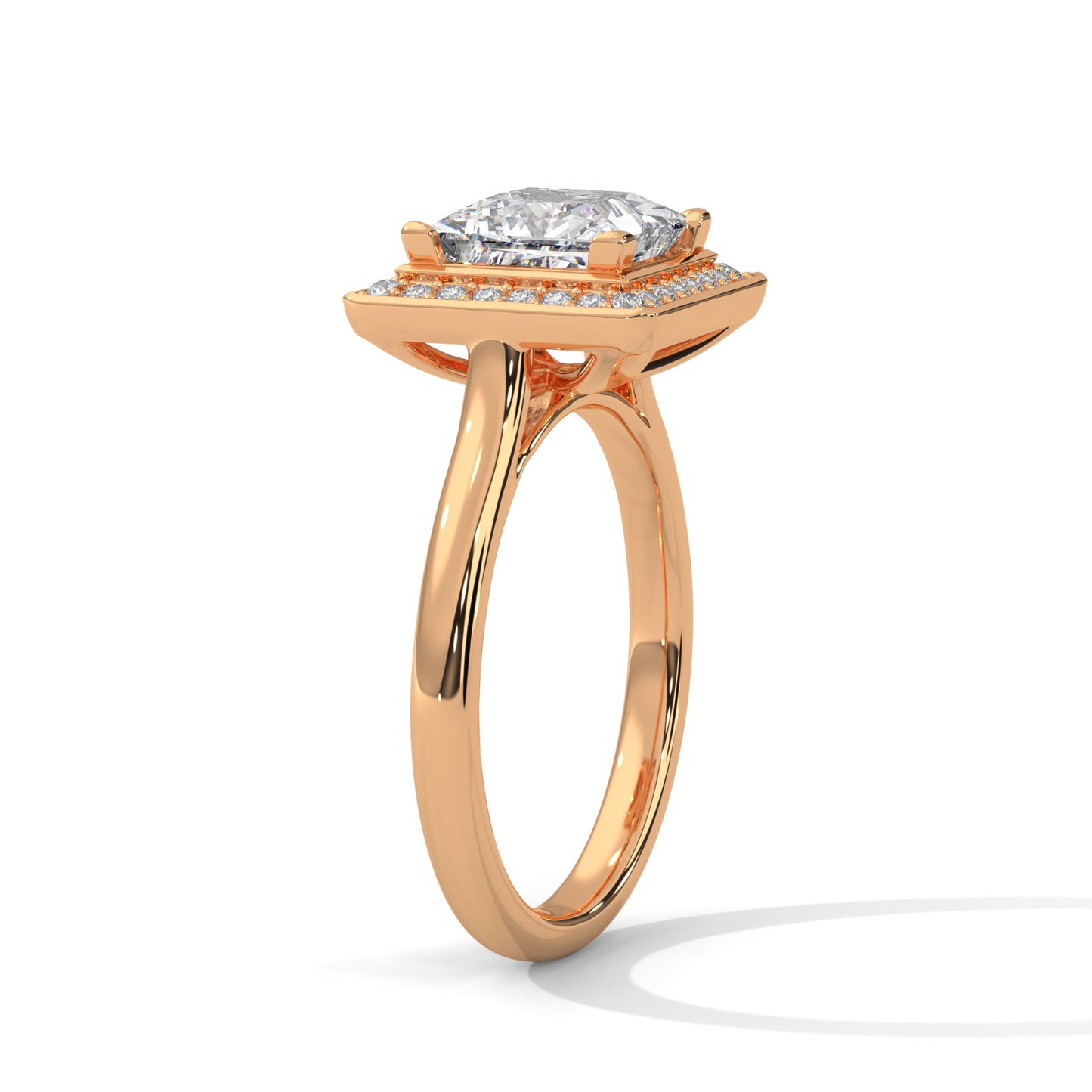 Regal 1.5CT Princess Lab-Grown Diamond Engagement Ring | 1.68 CTW