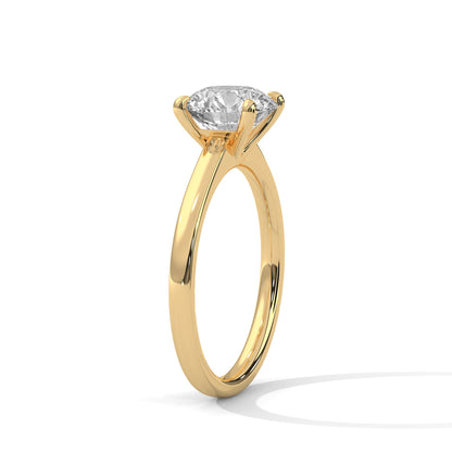 Pure Brilliance 1.5 CT Round-Cut Lab Grown Diamond Solitaire Ring | E VS1