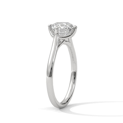 Luminous Grace 1 CT Round-Cut Lab Grown Diamond Solitaire Ring | E VS1