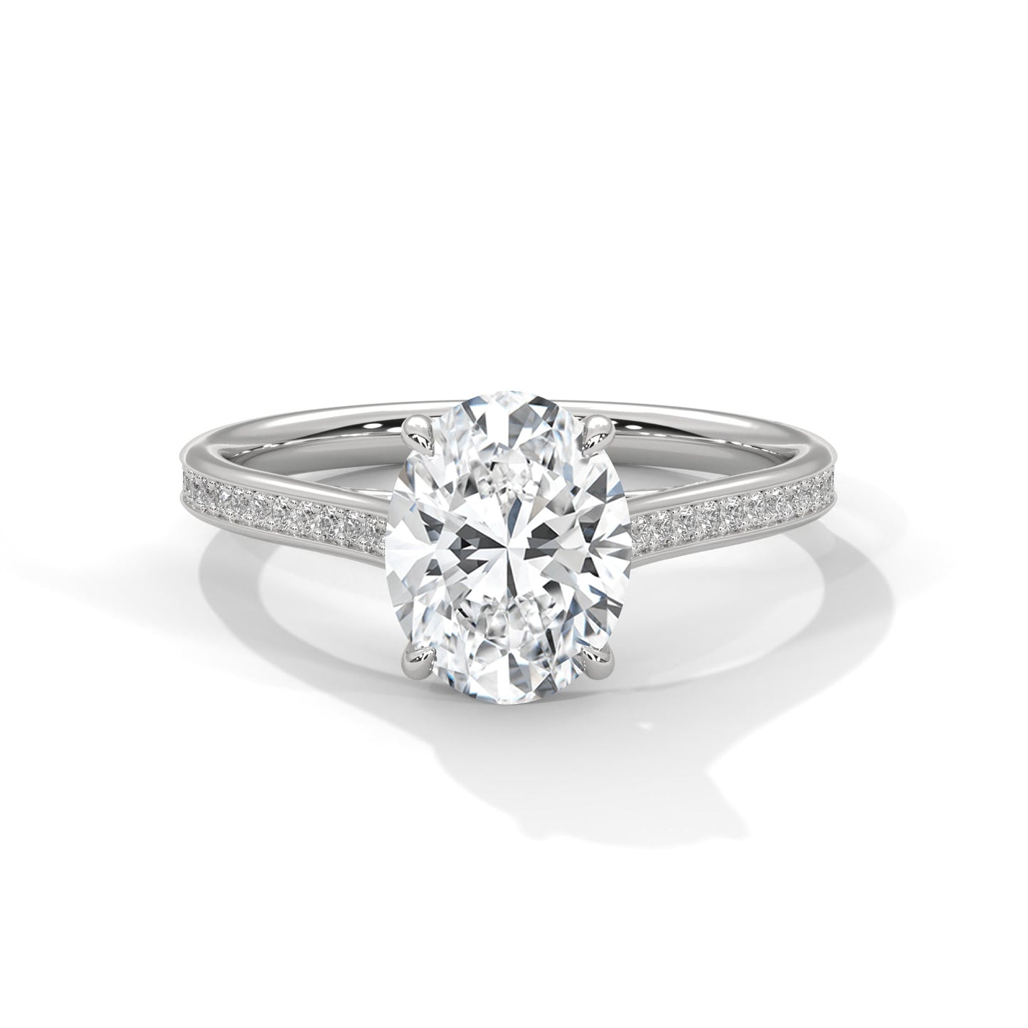 Radiance 1.5CT Oval Lab-Grown Diamond Engagement Ring | 1.67 CTW