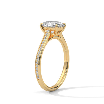 Radiance 1.5CT Oval Lab-Grown Diamond Engagement Ring | 1.67 CTW