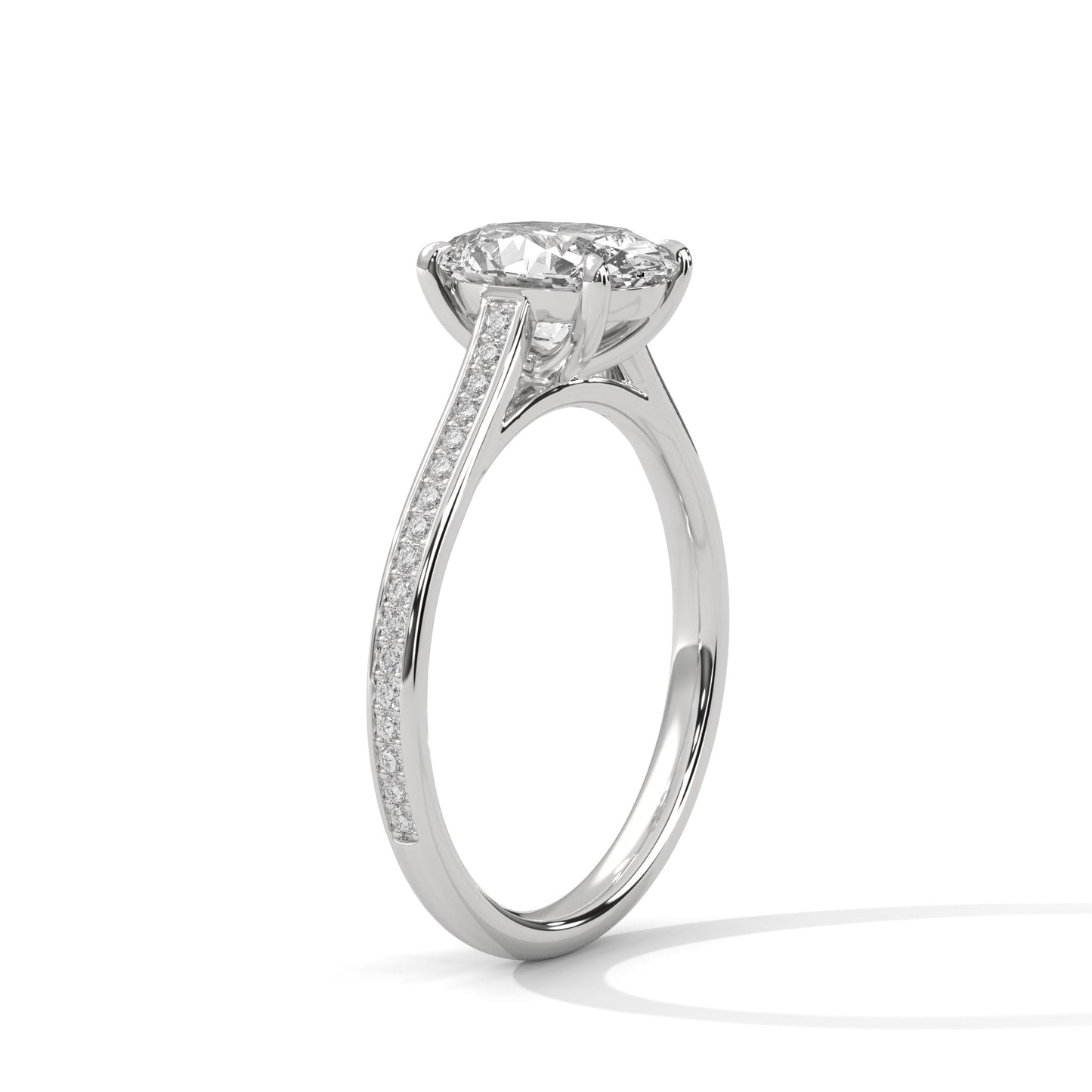 Radiance 1.5CT Oval Lab-Grown Diamond Engagement Ring | 1.67 CTW