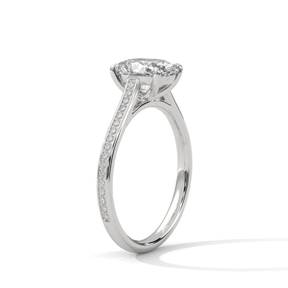 Radiance 1.5CT Oval Lab-Grown Diamond Engagement Ring | 1.67 CTW