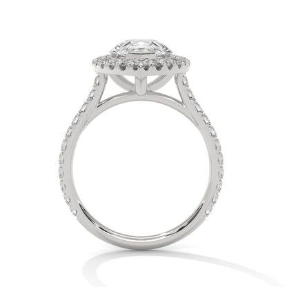 Teardrop 3CT Pear Lab-Grown Diamond Engagement Ring | 3.73 CTW