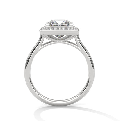 Imperial Radiance 3CT Princess Lab-Grown Diamond Engagement Ring | 3.18 CTW