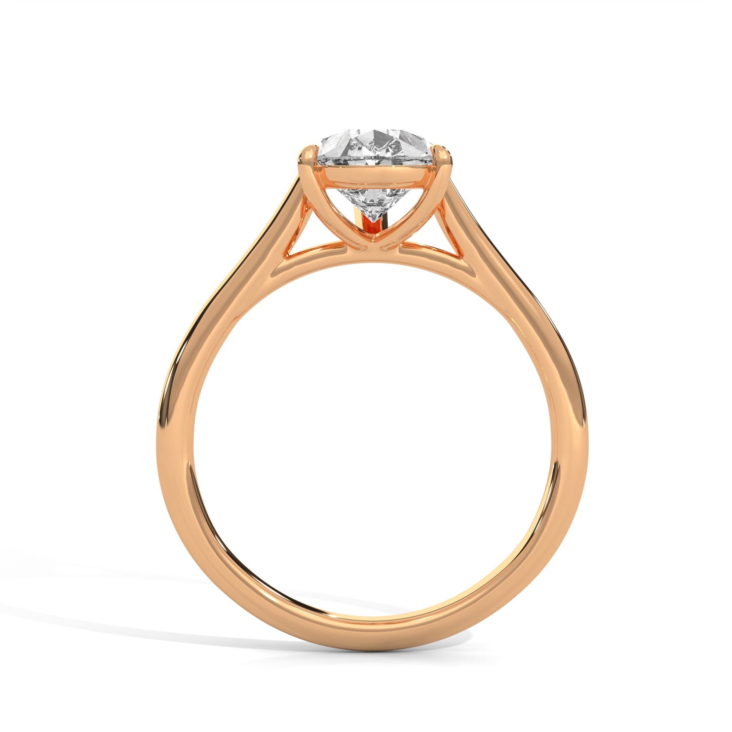 Solitaire 1.5ct Pear Lab-Grown Diamond Engagement Ring | E VS