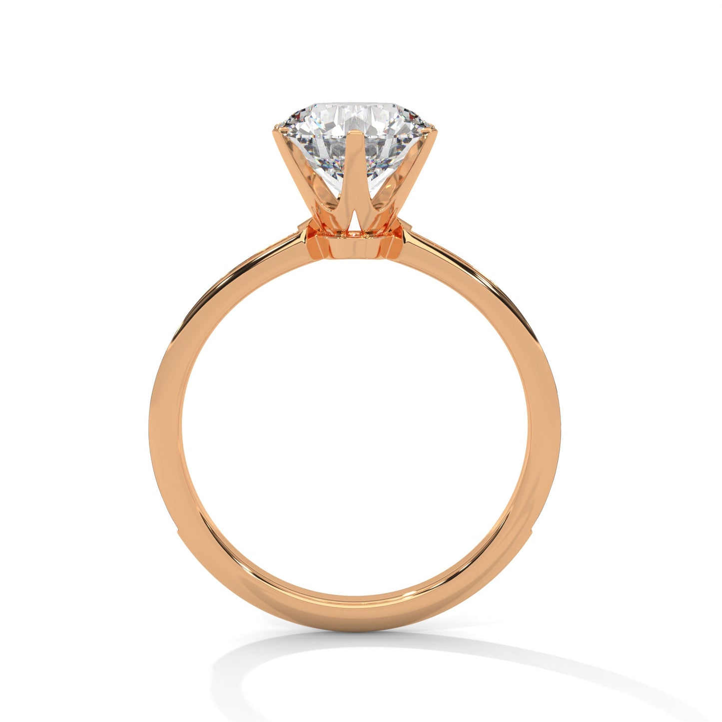 Felicity 1.5ct Round Lab-Grown Diamond Pave Engagement Ring | 1.74 CTW