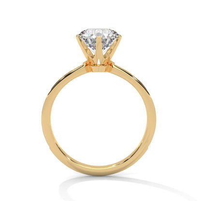 Fiona 3ct Round Lab-Grown Diamond Solitaire Engagement Ring | 3.24 CTW