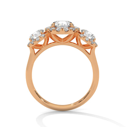 Harmony 1.5CT Round Lab-Grown Diamond Engagement Ring | 2.56 CTW