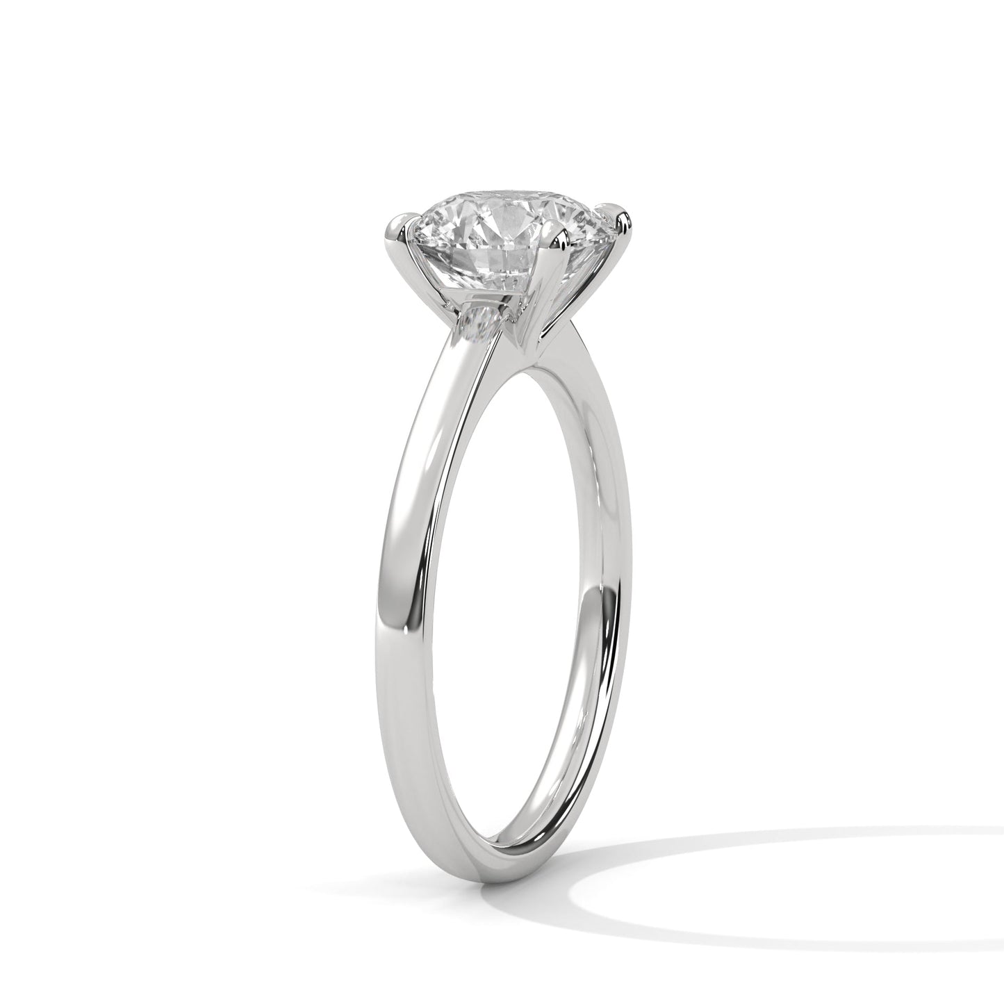 Timeless Glow 1 CT Round-Cut Lab Grown Diamond Solitaire Ring | E VS1
