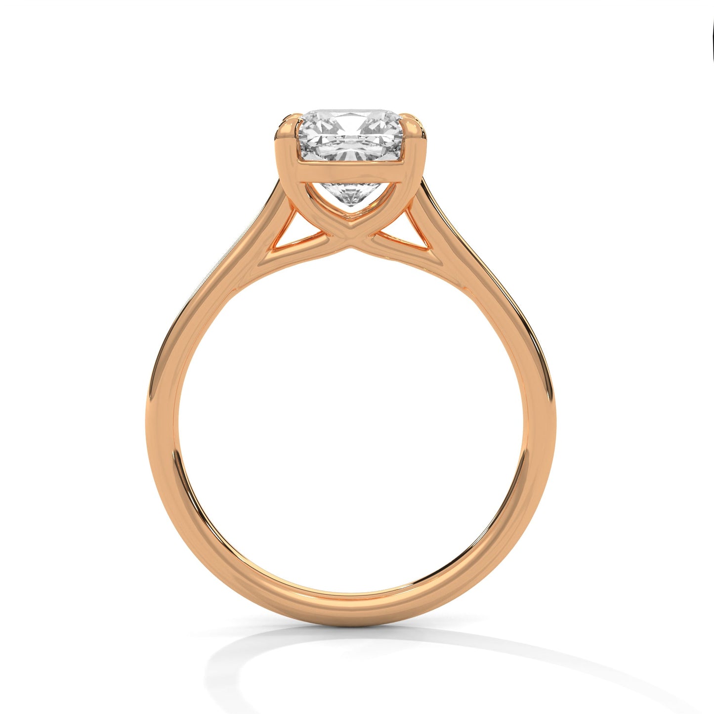 Mira 1.5ct Cushion Lab-Grown Diamond Solitaire Engagement Ring