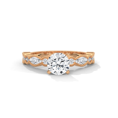 The Opulent Pave Twirl 1.66 CTW Round-Cut Diamond Ladies' Ring | E VS1