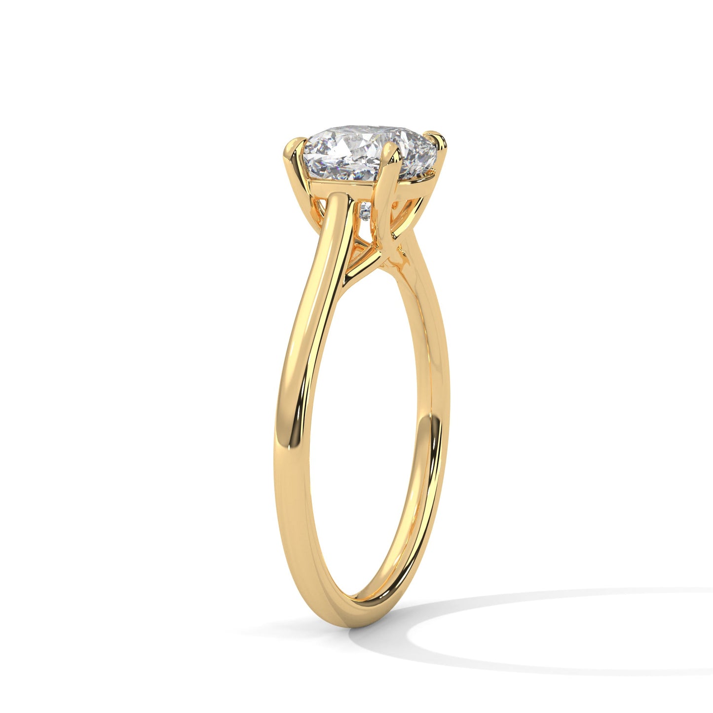 Timeless Elegance 2 CT Cushion-Cut Diamond Solitaire Ring | F-VS1