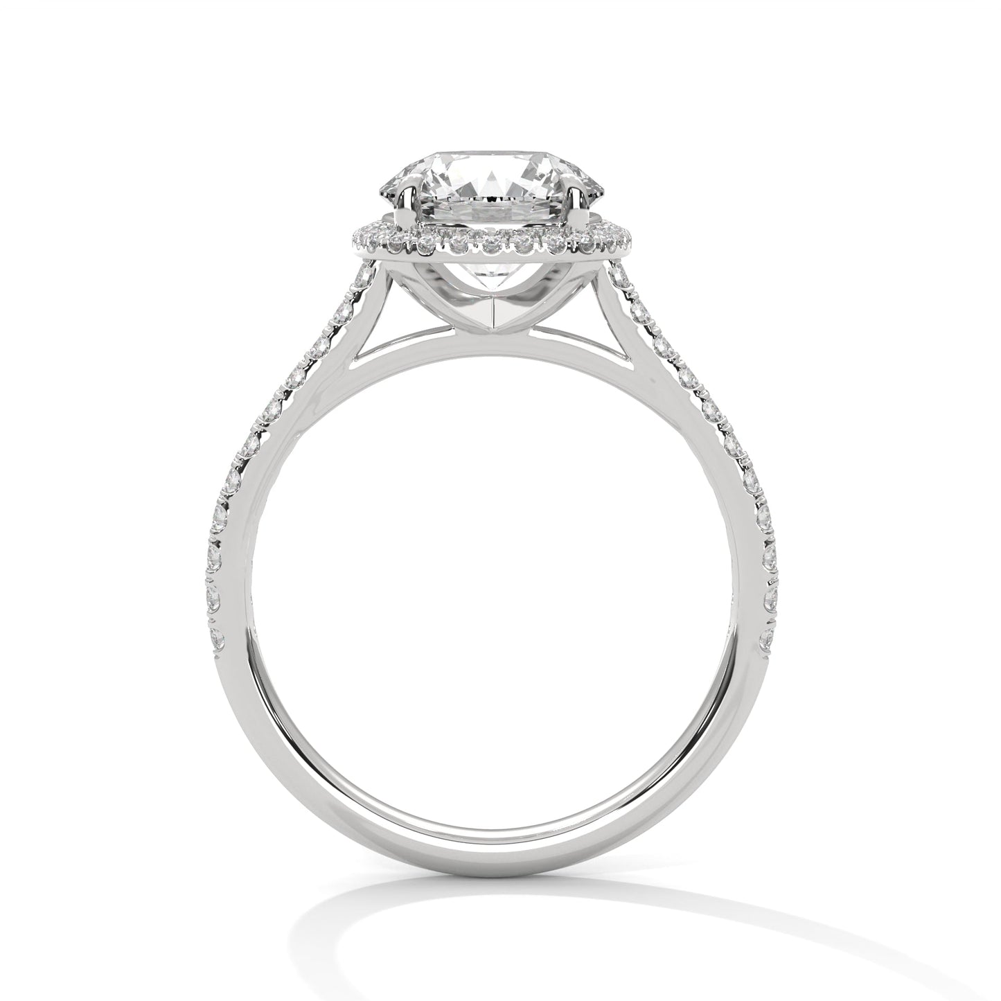 Velora Bloom 3 CT Cushion-Cut Lab Grown Diamond Halo Ring | 3.36 CTW