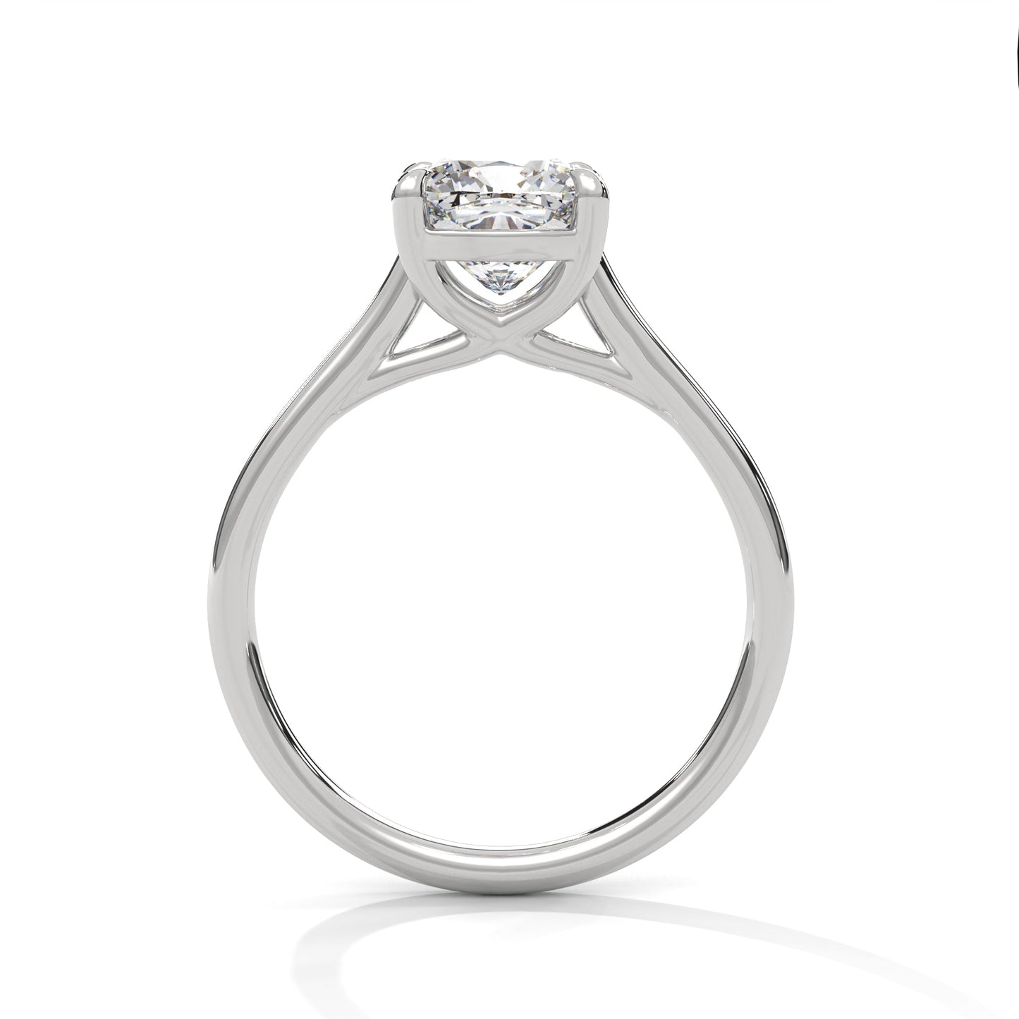 Mira 1.5ct Cushion Lab-Grown Diamond Solitaire Engagement Ring
