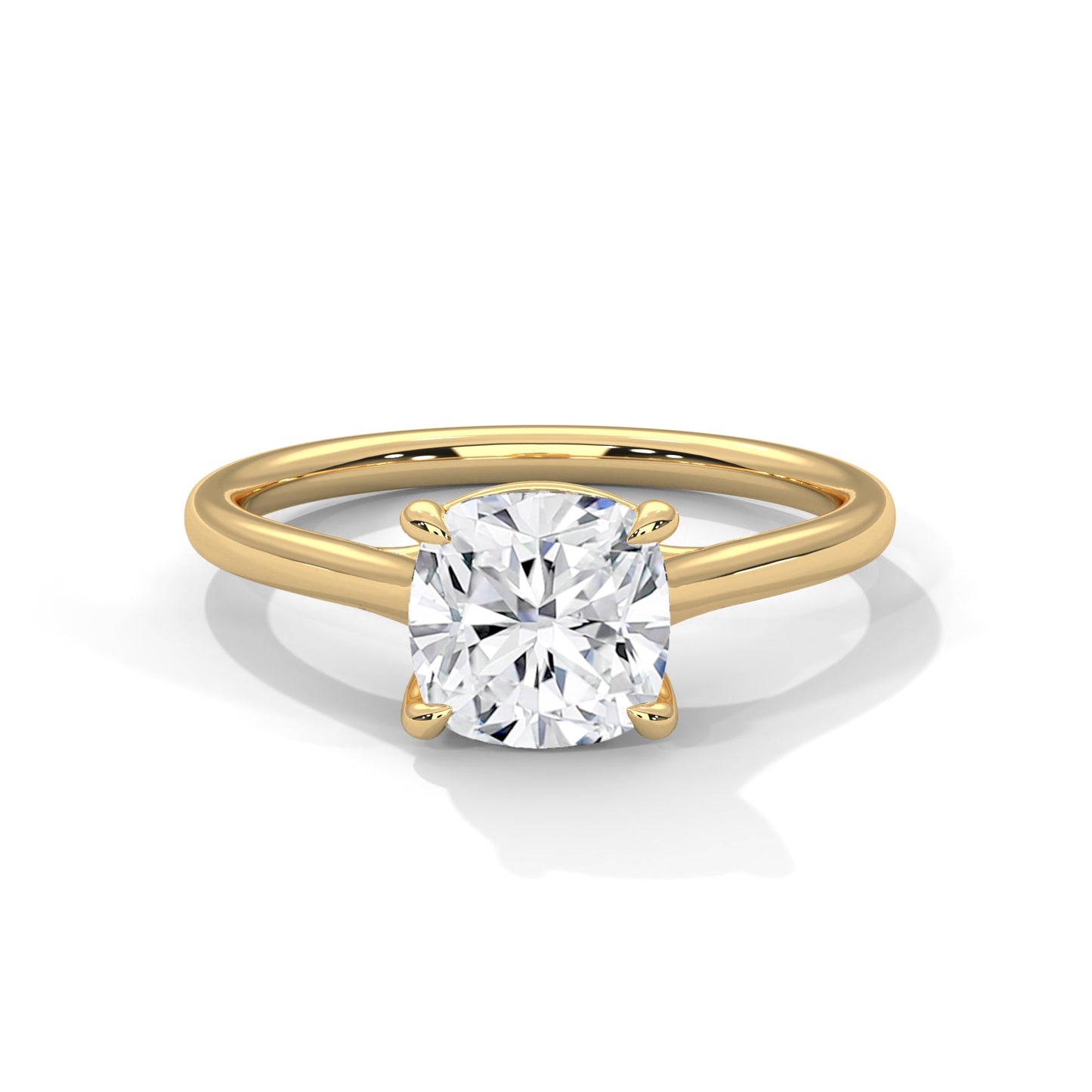 Mira 1.5ct Cushion Lab-Grown Diamond Solitaire Engagement Ring